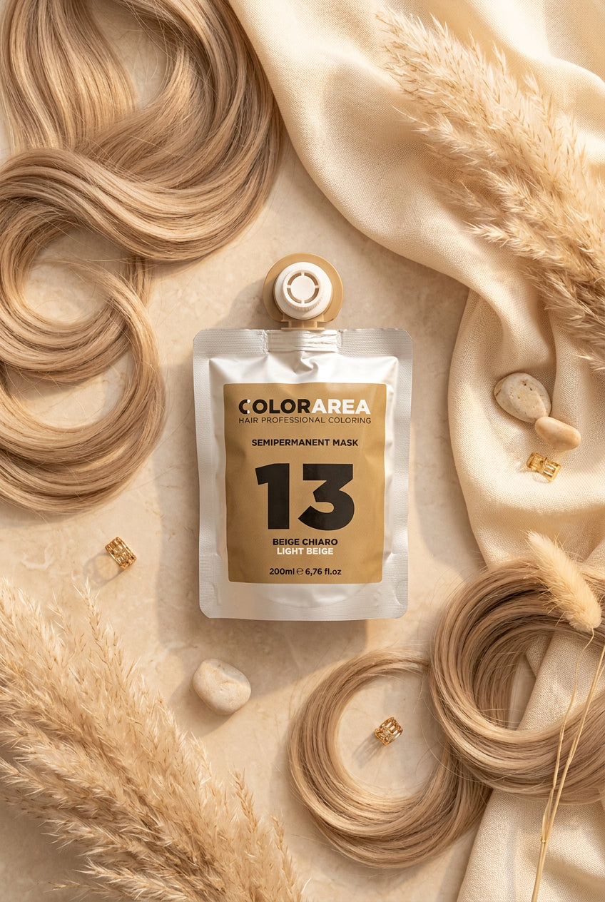 Colorarea semipermanent mask light beige 13