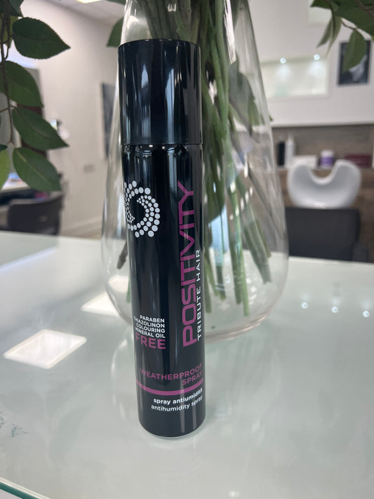 Positivity weatherproof spray